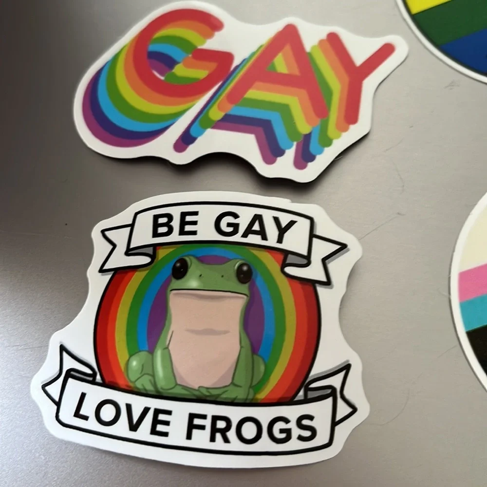 Set of 9 LGBTQIA+ Pride Stickers